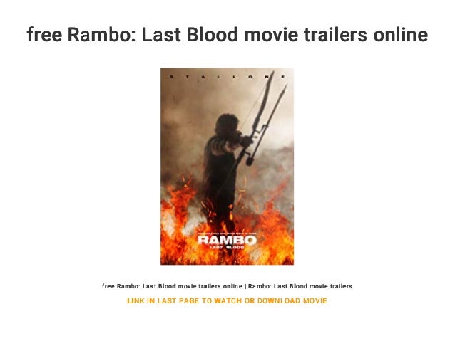rambo last blood stream online