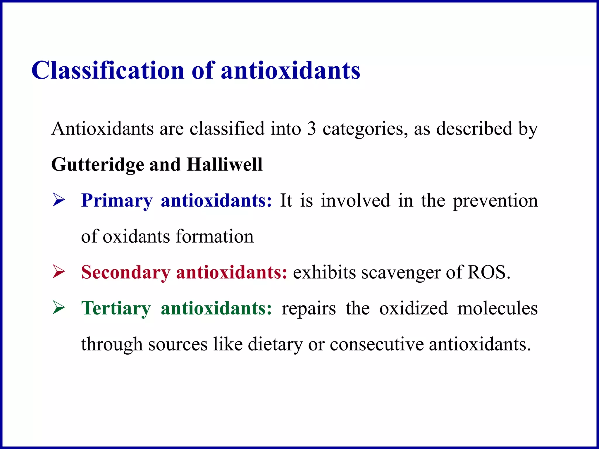 Free radical and antioxidant pdf chemistry science