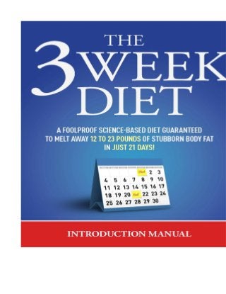 The 3 Week Diet Manual