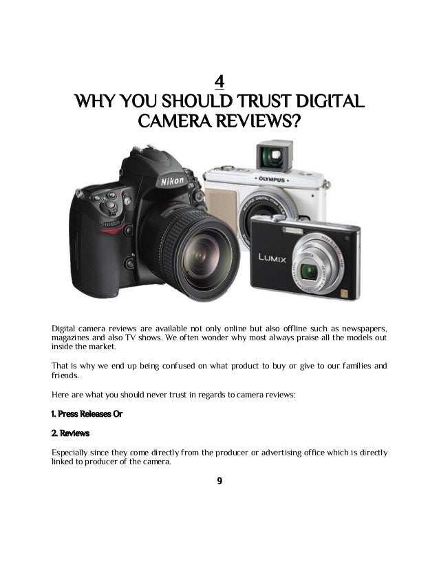 All About Digital Cameras Report And Catalogue