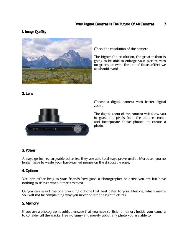 All About Digital Cameras Report And Catalogue