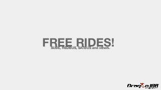 FREE RIDES!SUBE, REDBUS, SATBUS and others.
 