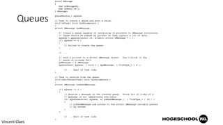 Queues
Vincent Claes
 