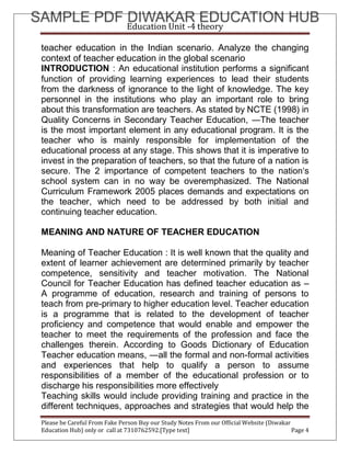 UGC NET Education [Code-09] Book pdf [Sample PDF] | PDF