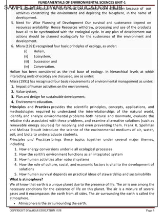UGC NET Environment Science [EVS] Book PDF [Sample] | PDF