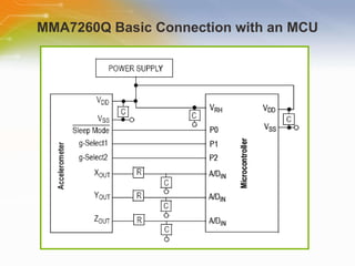 MMA7260Q Basic Connection with an MCU 