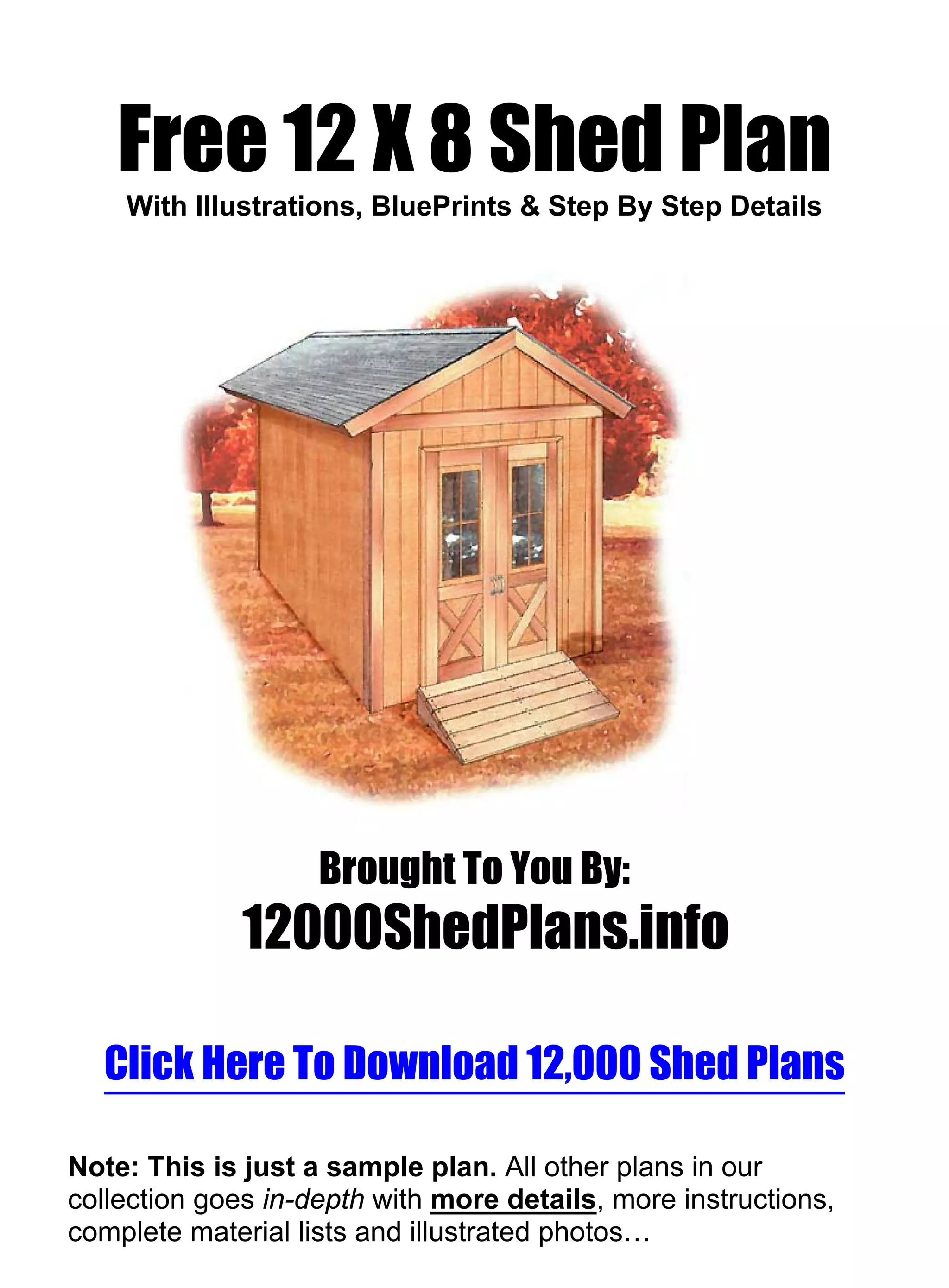 Free shed plan | PDF