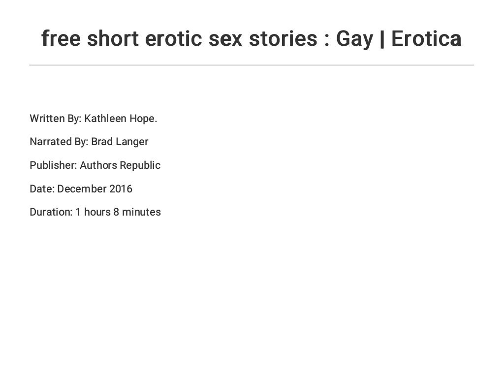 Free gay male porn stories - cartoonvsera