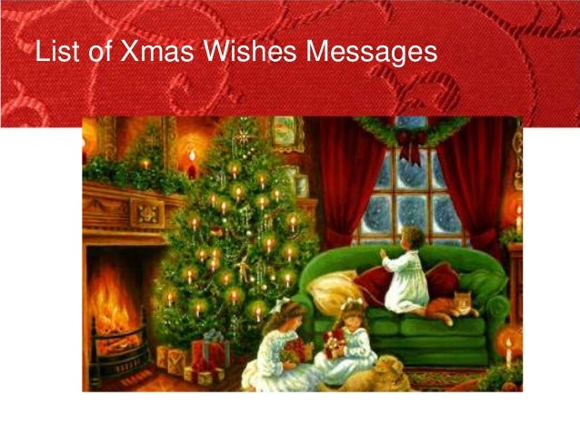 SMS messages for Christmas