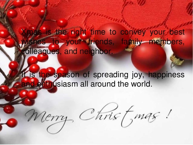 SMS messages for Christmas