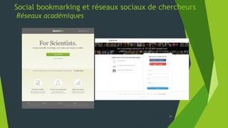 La veille automatisée avec les flux RSS
Le navigateur est capable de reconnaître si un
site propose un flux de syndication. Il s’agit de la
fonctionnalité « autodiscovery ». Elle est native
au navigateur (Internet Explorer, Safari) ou bien
doit être ajoutée par le biais d’une extension.
Exemple pour Firefox :
« RSS Icon in url bar»
https://addons.mozilla.org/fr/firefox/addon/rss
-icon-in-url-bar/
28
 