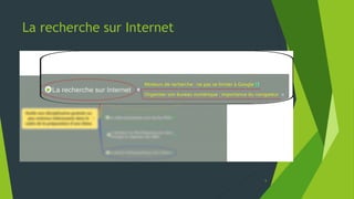 La recherche sur Internet
5
 