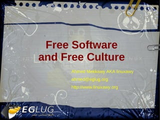 Free Software and Free Culture ,[object Object]