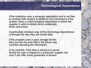 Free Software In The State