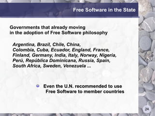 Free Software In The State