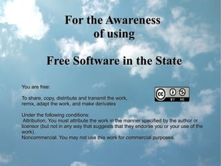 Free Software In The State