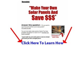 Free solar panels