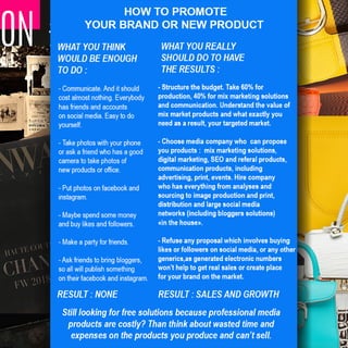 Free solutions to promote from RUNWAY MAGAZINE