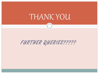 FURTHER QUERIES?????
THANK YOU
 