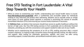 Free STD Testing in Fort Lauderdale: A Vital Step Towards Your Health ...