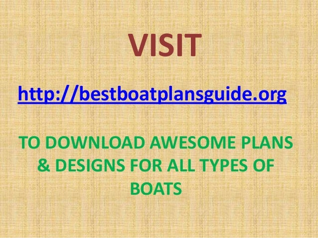 Free stitch and glue boat plans