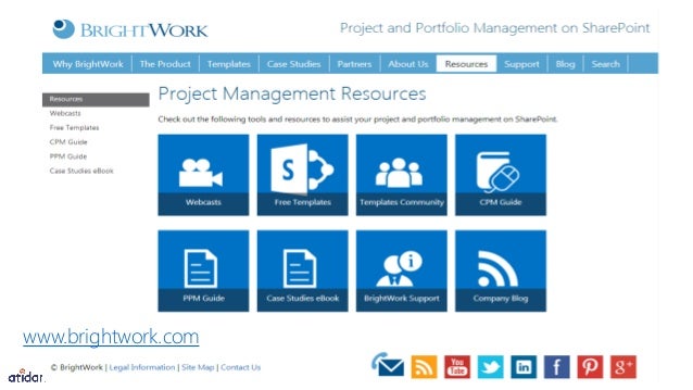 free project management template for sharepoint from brightwork and a sharepoint templates