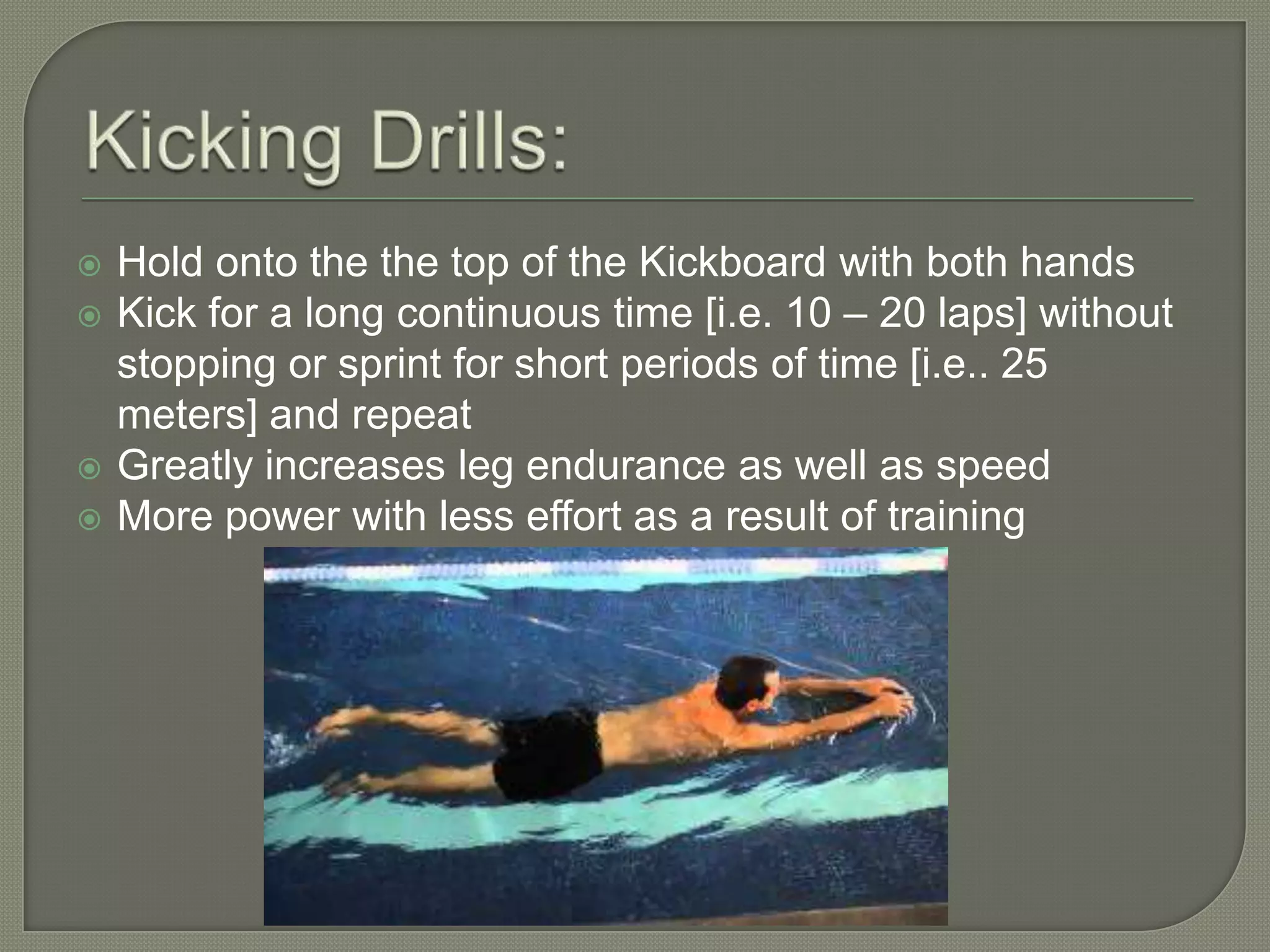 How To Swim Freestyle Drills Ppt