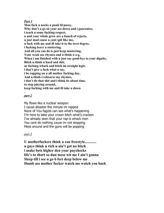 Freestyle Rap Lyrics By Amr Zaki
