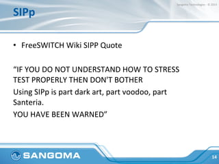 SIP Testing with FreeSWITCH | PDF