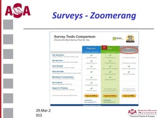 Surveys - Zoomerang

29.Mar.2
012

 