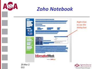 Zoho Notebook
Right Click
to see the
dialog box

29.Mar.2
012

 