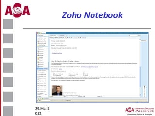 Zoho Notebook

29.Mar.2
012

 