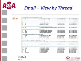 Email – View by Thread
After

29.Mar.2
012

 