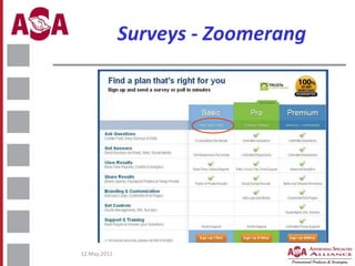 Surveys - Zoomerang 