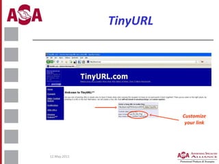 TinyURL Customize your link 
