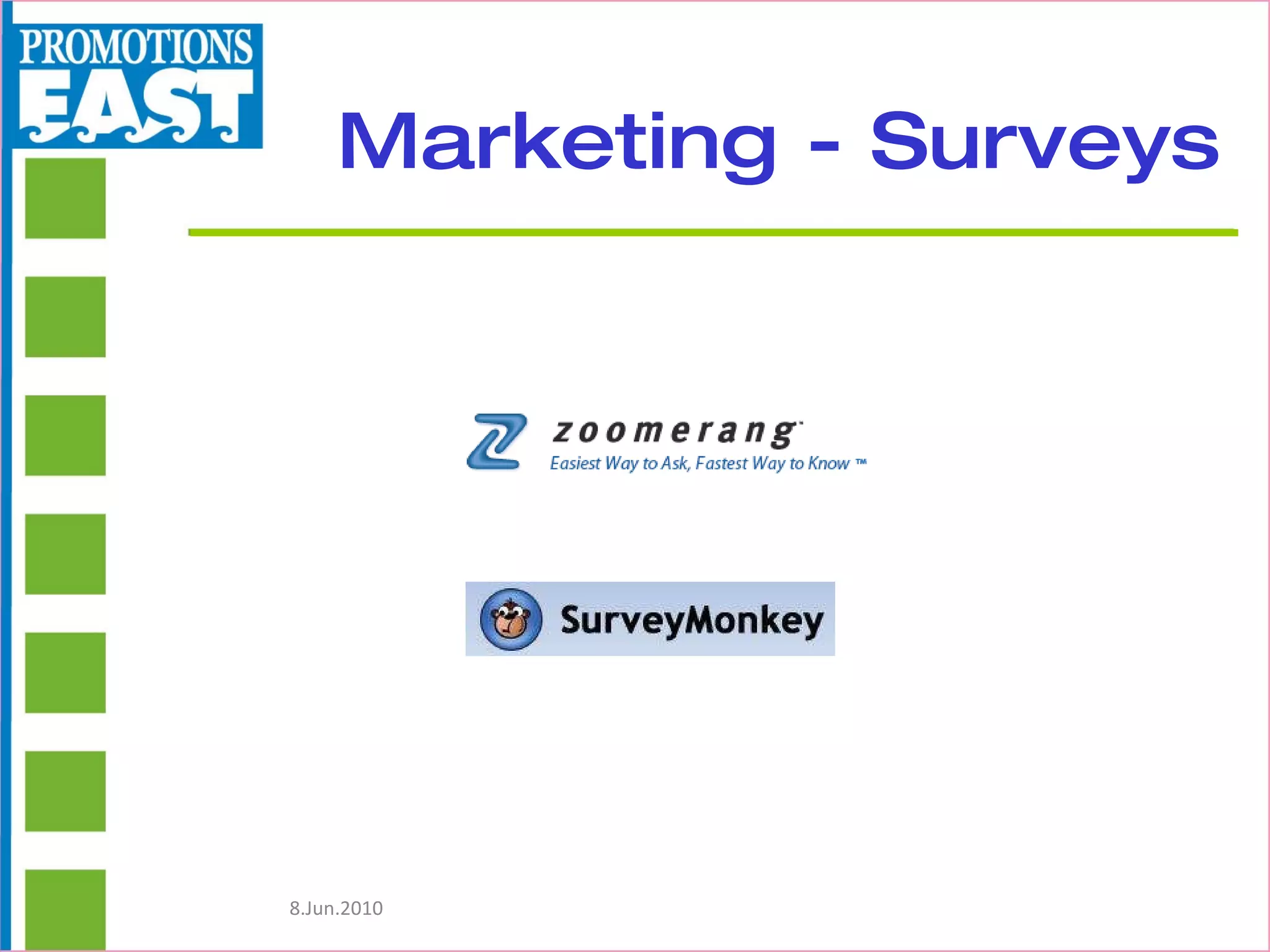 Marketing - Surveys 