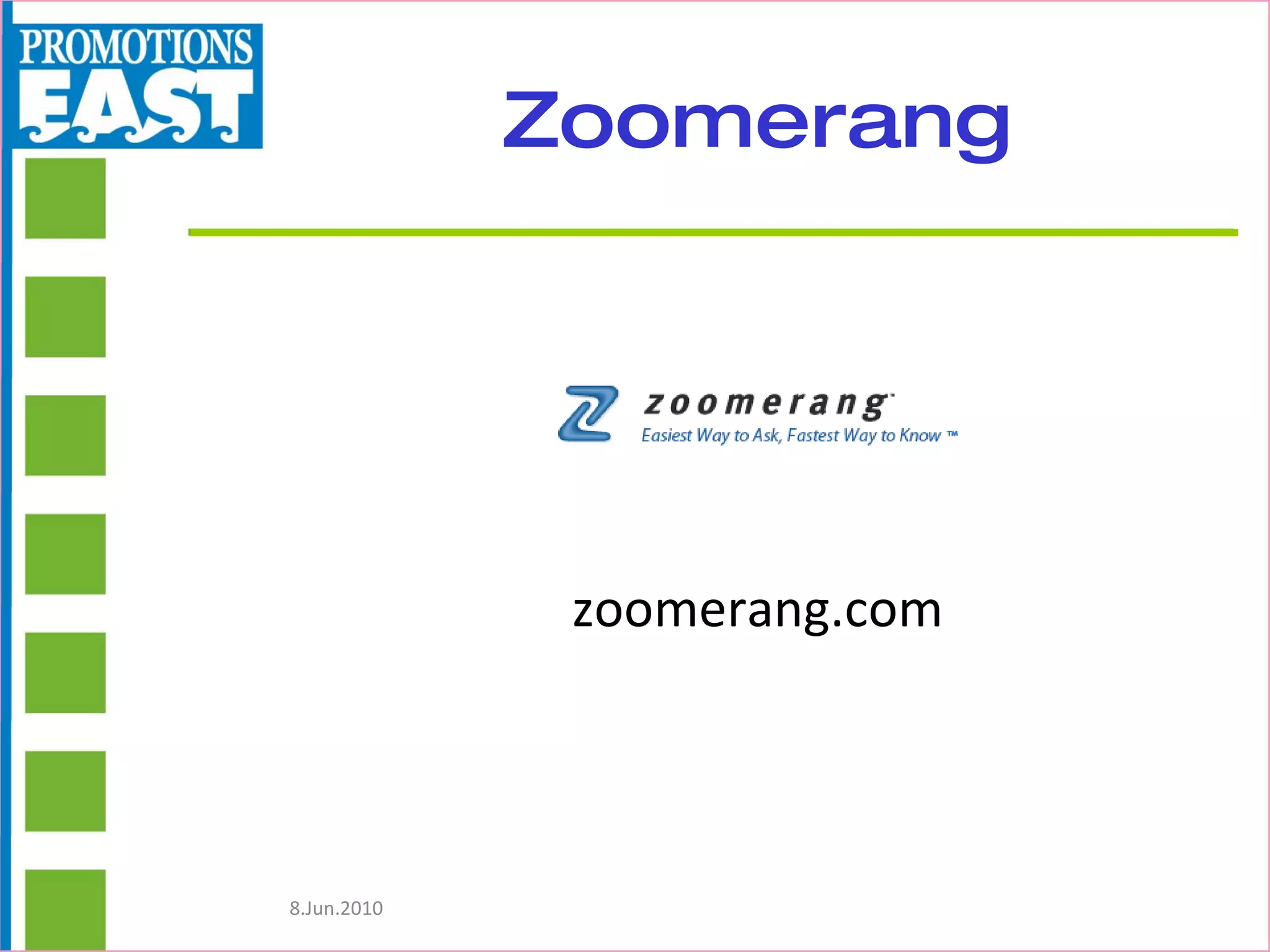 Zoomerang zoomerang.com 