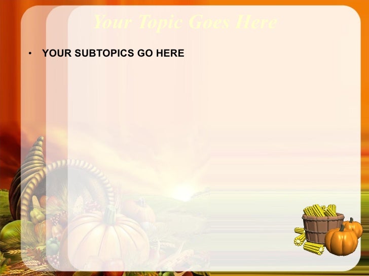 thanksgiving powerpoint templates