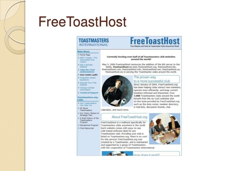 Free toast host
