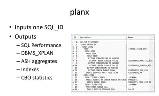 Survey of some free Tools to enhance your SQL Tuning and Performance Diagnostics skills