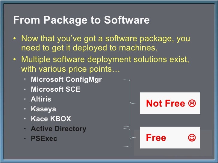 software deploy tools