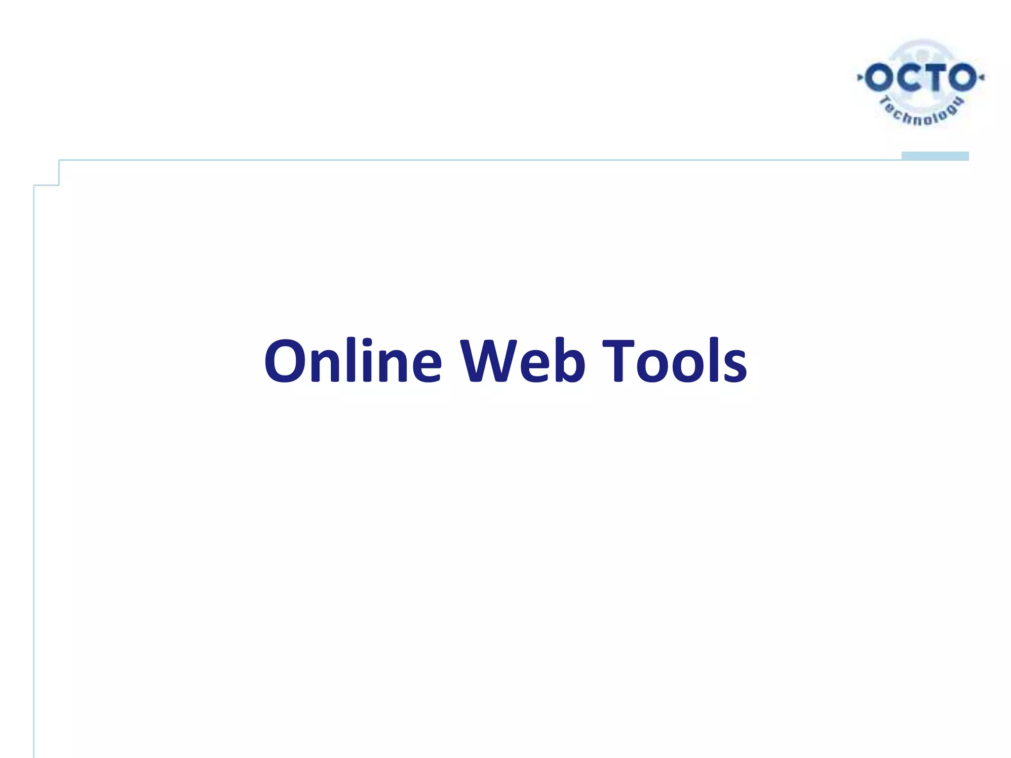 Online Web Tools
 