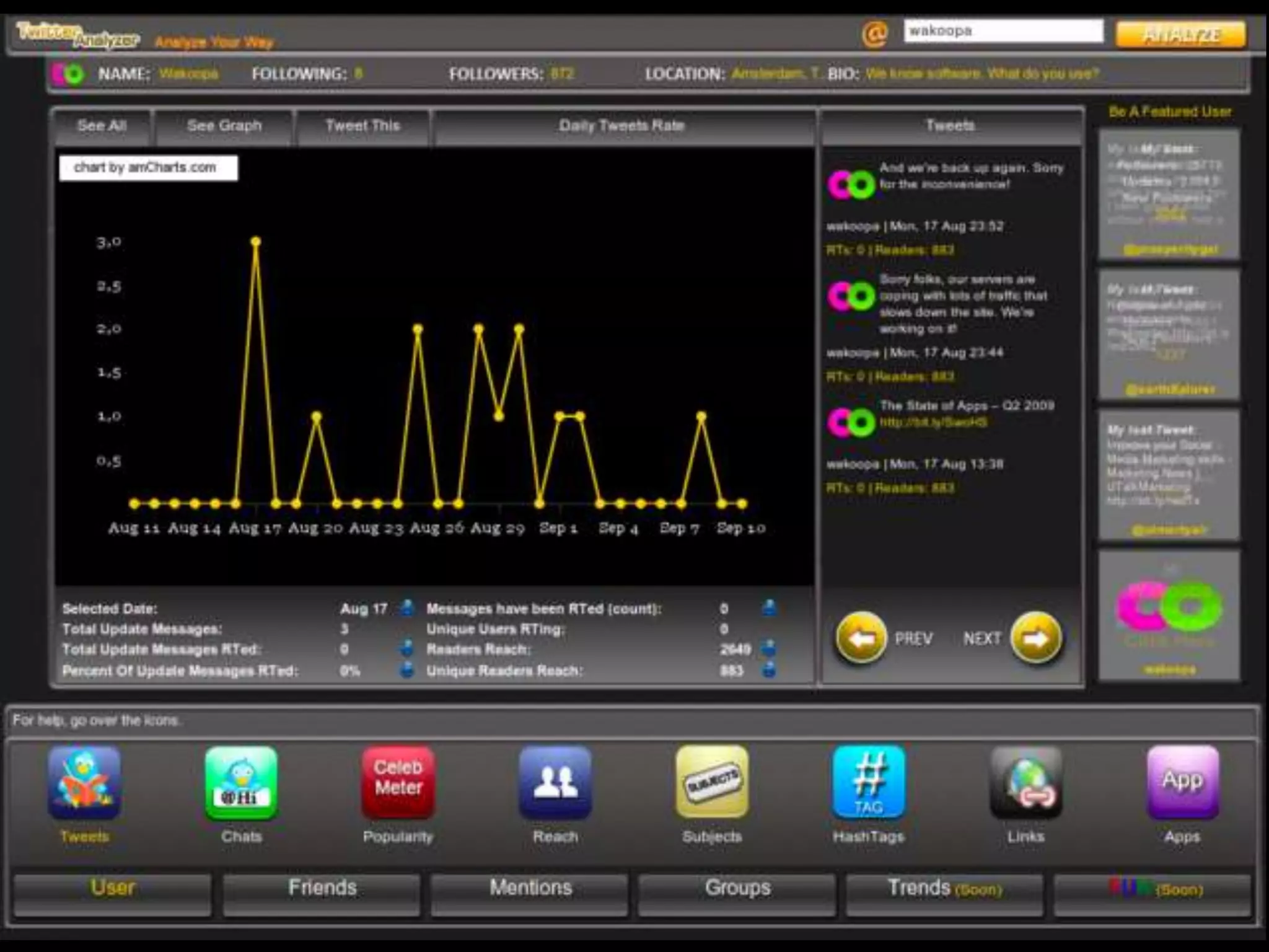 #13: social media (maintenance)Post Automation: Social OomphMultiple Account Management:Seesmic, HootSuite, TweetDeck