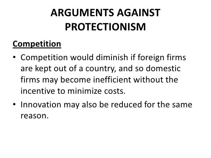 arguments in favour of protectionism