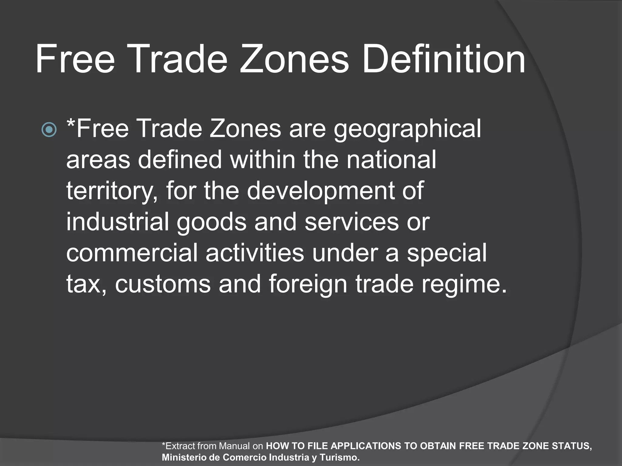 New York Free Trade Zone Classes Free trade zones presentation 2009 (2) | PPT