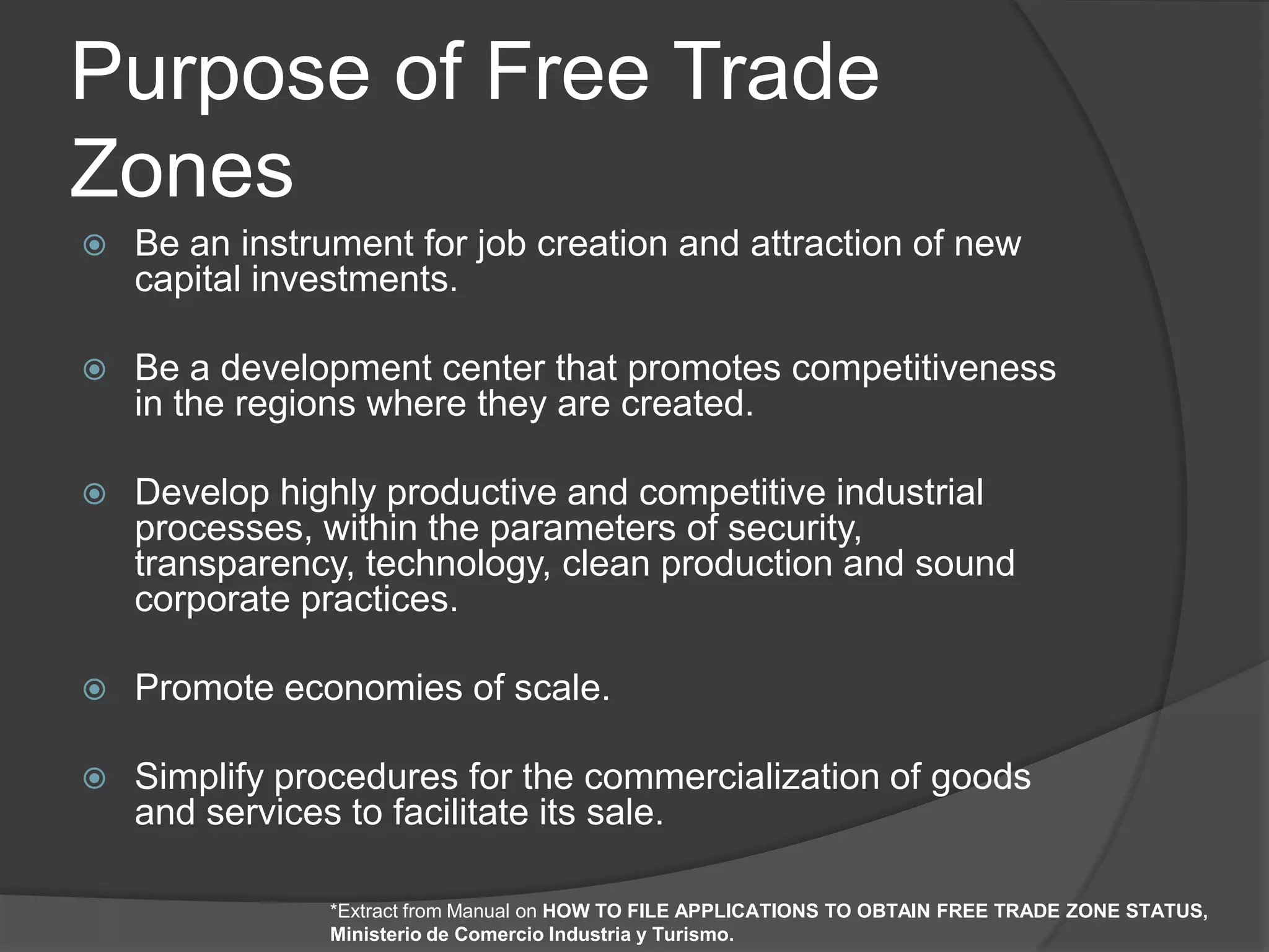 New York Free Trade Zone Classes Free trade zones presentation 2009 (2) | PPT