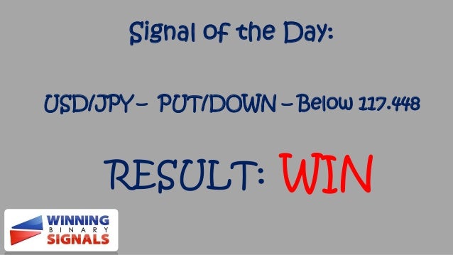 Free binary option signal provider