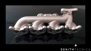 Zenith Tecnica produces EBMAM Titanium exhaust manifold for Freevalve AB