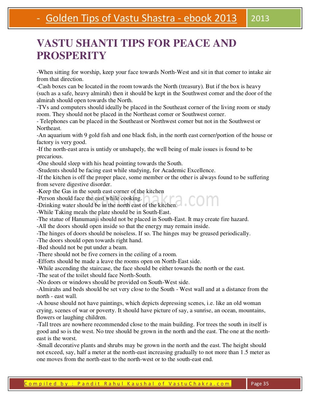 Free Vastu Shastra Tips for Home and Office with 500+ Advices Ra…