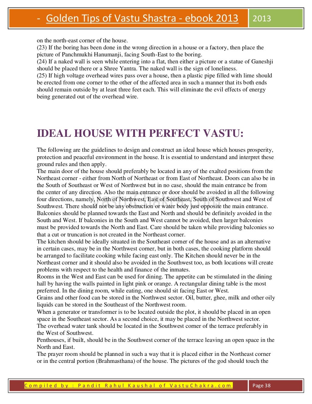 Free Vastu Shastra Tips for Home and Office with 500+ Advices Ra…